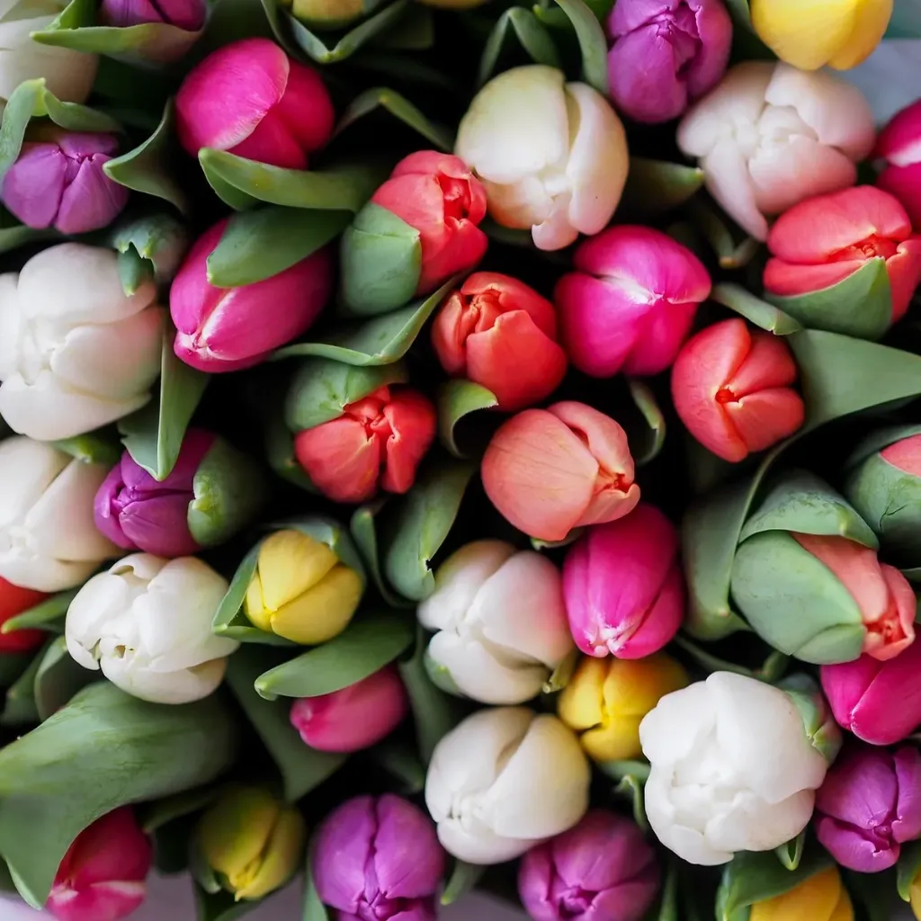 TULIPS (Bicolor, Ad Rem, Double)